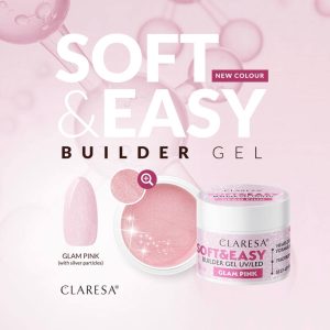 Claresa Soft & Easy builder gel Glam Pink