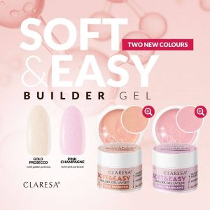 Claresa Soft & Easy builder gel Gold Prosecco