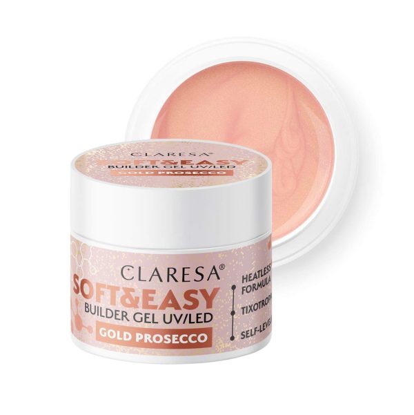 Claresa Soft & Easy builder gel Gold Prosecco