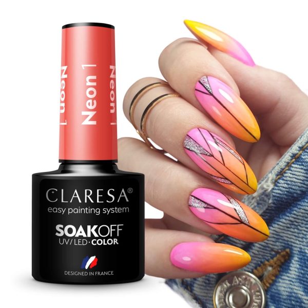 Claresa trajni lak gel polish Neon 1