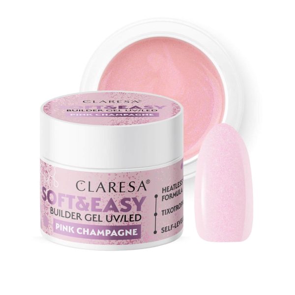 Claresa Soft & Easy builder gel Pink Champagne