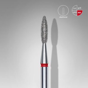 Staleks dijamantni nastavak za nokte Flame Red 2.1/8 mm
