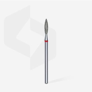 Staleks dijamantni nastavak za nokte Flame Red 2.3/10 mm
