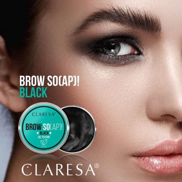 CLARESA Eyebrow styling soap BROW SO(AP)! BLACK
