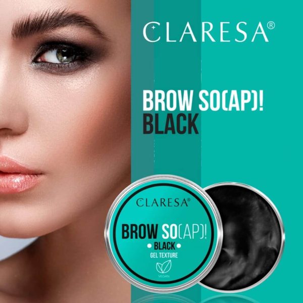 CLARESA Eyebrow styling soap BROW SO(AP)! BLACK