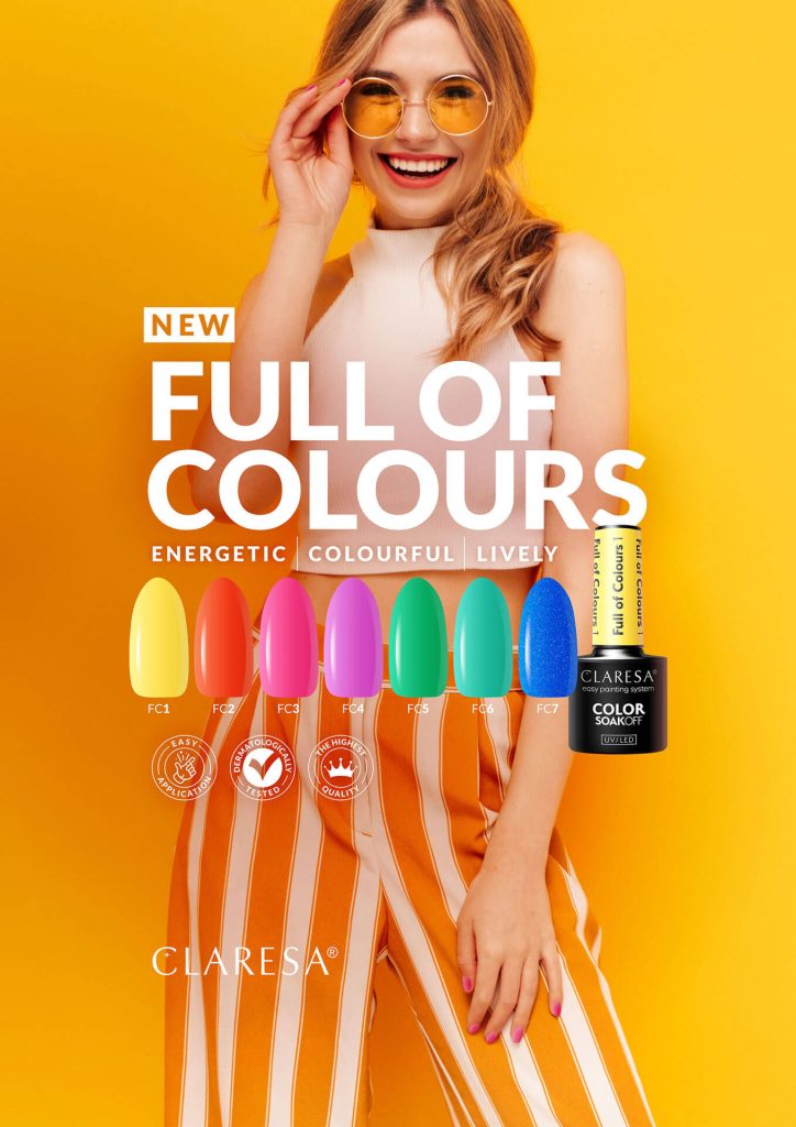 Claresa trajni lakovi gel polish Full of Colours