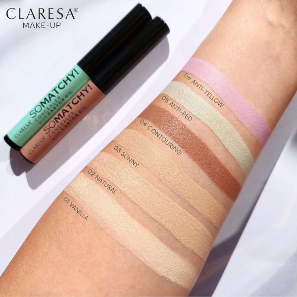 Claresa SO MATCHY! Concealer with Castor Oil