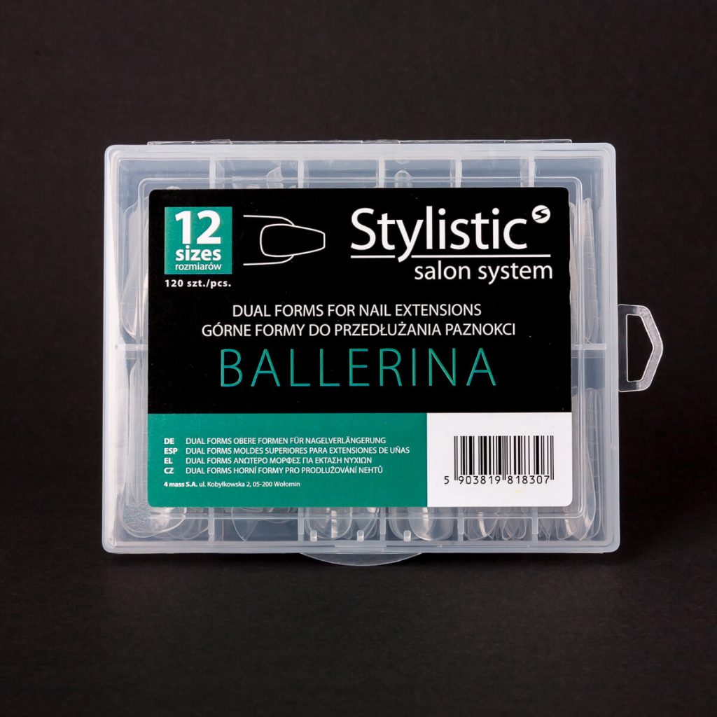 Sve što trebate znati o produživanju noktiju na Dual forme (Dual Forms) 8 Stylistic dual tipse Ballerina 120 kom