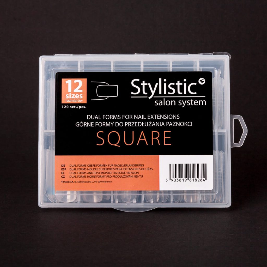 Sve što trebate znati o produživanju noktiju na Dual forme (Dual Forms) 9 Stylistic dual tipse Square 120 kom