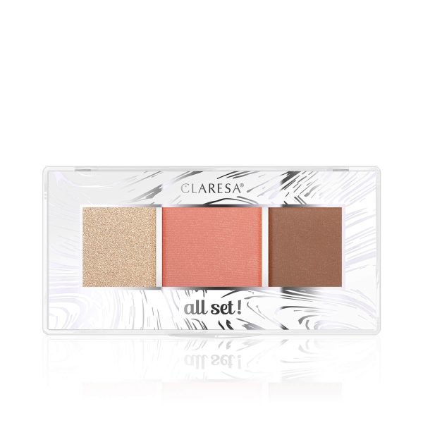 Claresa face contour palette ALL SET! 02 all warm!
