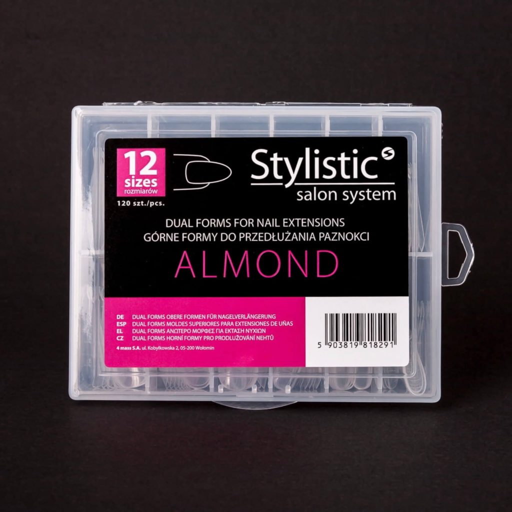 Sve što trebate znati o produživanju noktiju na Dual forme (Dual Forms) 7 Stylistic dual tipse Almond 120 kom