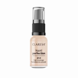 Claresa 2in1 CONCEALER and FOUNDATION Liquid Perfection 101 Light