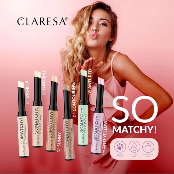 Claresa SO MATCHY! Concealer with Castor Oil