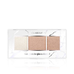 Claresa Highlighter palette TOO GLAM TO GIVE A DAMN 11 rosy glow