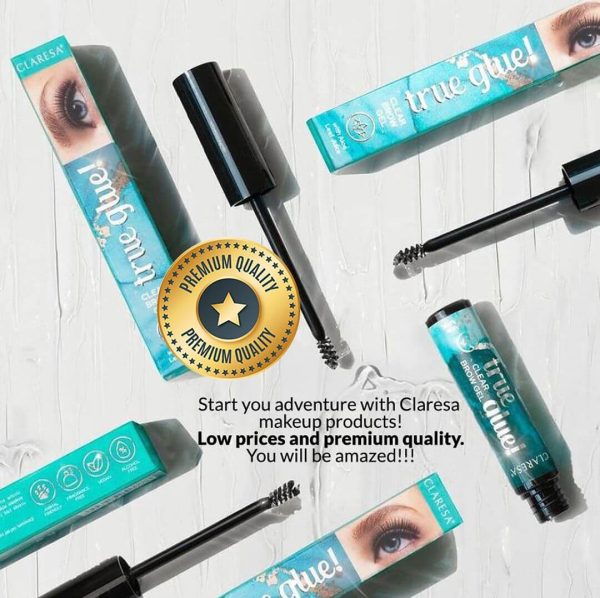 Claresa Long lasting brow styling gel TRUE GLUE! 01