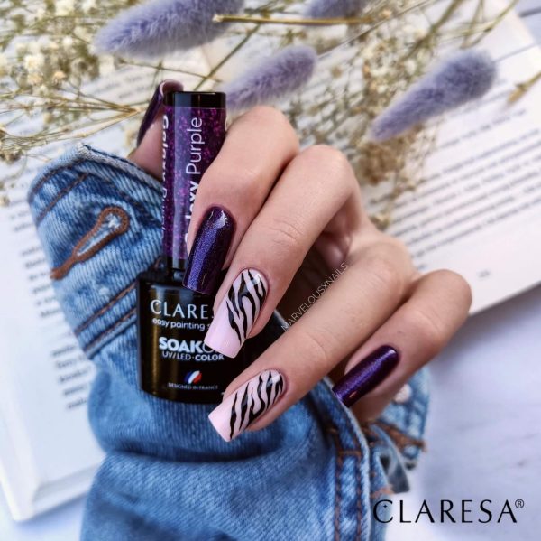 Claresa trajni lak gel polish Galaxy Purple