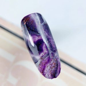 Claresa trajni lak gel polish Galaxy Purple