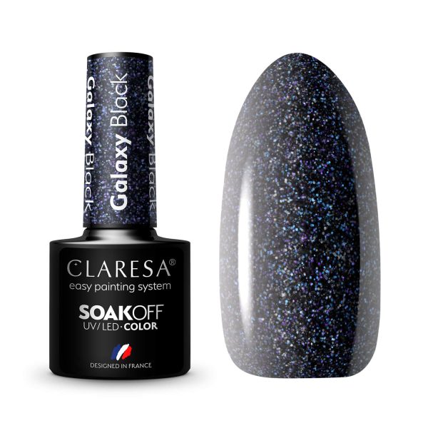 Claresa trajni lak gel polish Galaxy Black