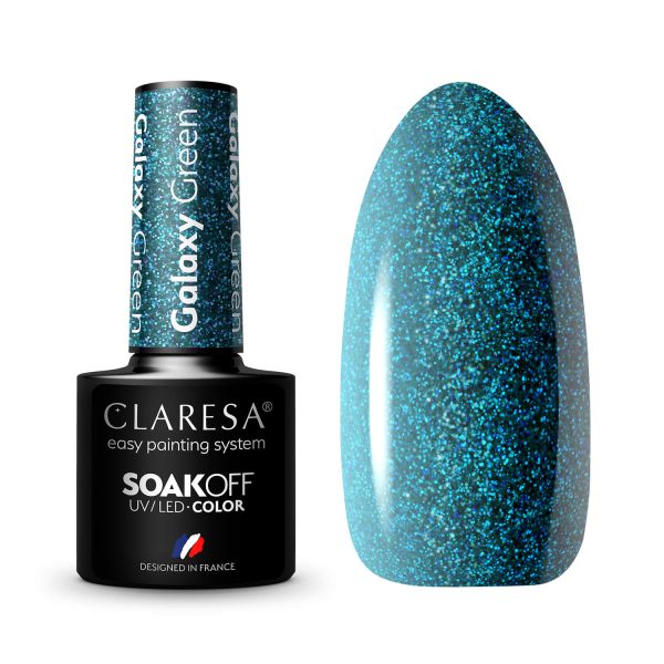 Claresa trajni lak gel polish Galaxy Green
