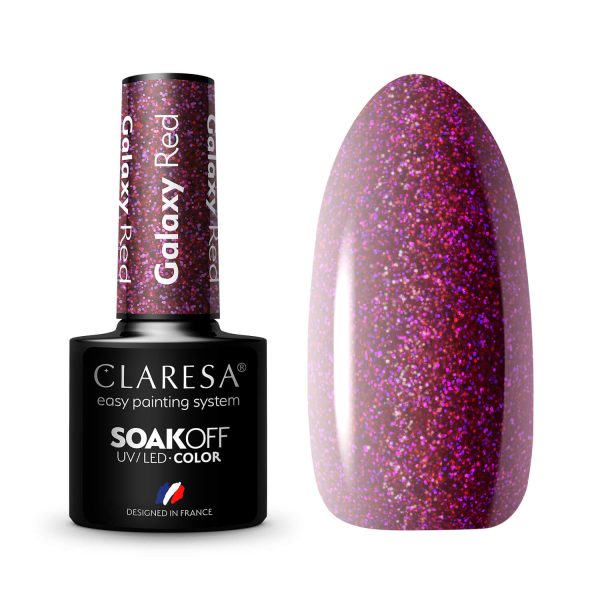 Claresa trajni lak gel polish Galaxy Red