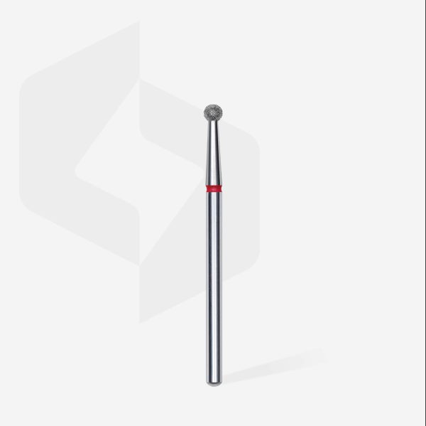 Staleks Expert dijamantni nastavak za nokte Ball Red 2,7 mm