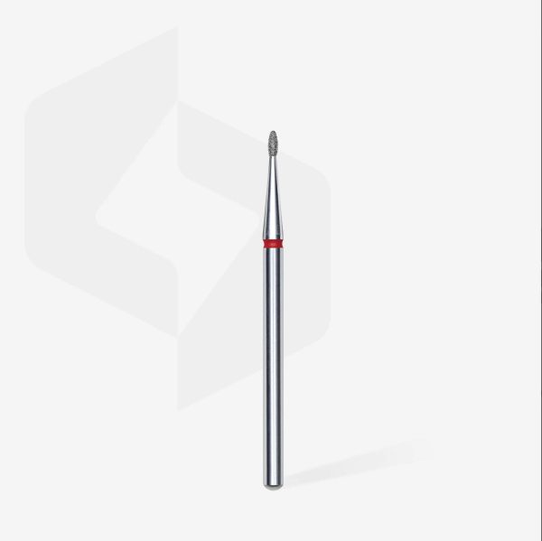 Staleks Expert dijamantni nastavak za nokte Bud Red 1.2/3 mm