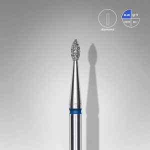 Staleks Expert dijamantni nastavak za nokte Drop Blue 1.6/4 mm
