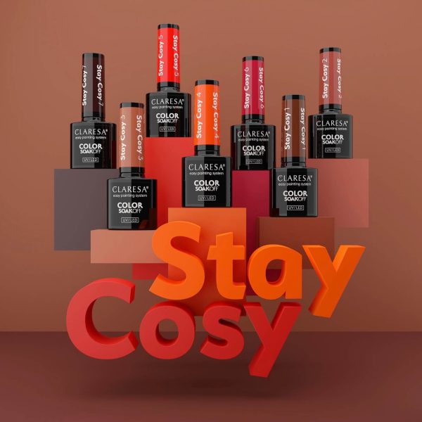 Claresa gel polish trajni lak Stay Cosy Collection