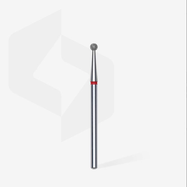 Staleks Expert dijamantni nastavak za nokte Ball Red 2,5 mm