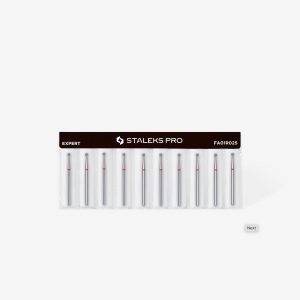 Staleks Expert dijamantni nastavak za nokte Ball Red 2,5 mm