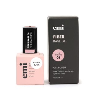 EMi Lac Fiber Base Gel Pink Diamond #6 - 15 ml.