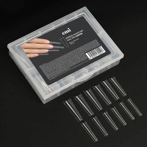 E.Mi Express manicure nail tips Coffin
