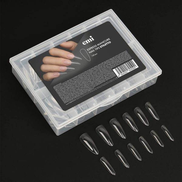 E.Mi Express manicure nail tips Stiletto