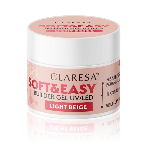 Claresa builder gel Soft & Easy Light Beige