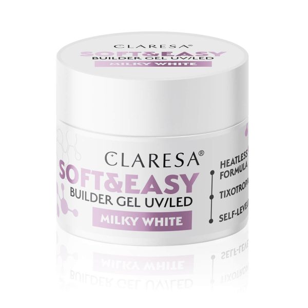 Claresa builder gel Soft & Easy Milky White