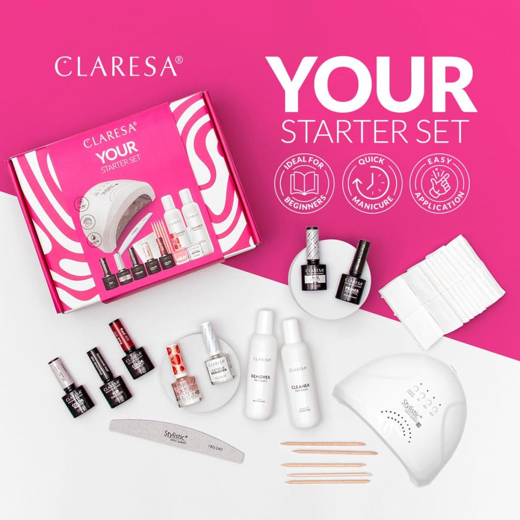 Claresa start set + UV/LED lampa