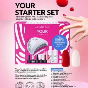 Claresa start set + UV/LED lampa