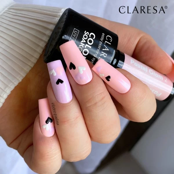 Claresa gel polish Pastel Glam 2, 4,