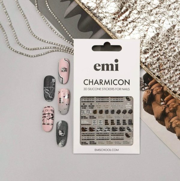 E.Mi Charmicon 3D Silicone Stickers #240 Beauty in details