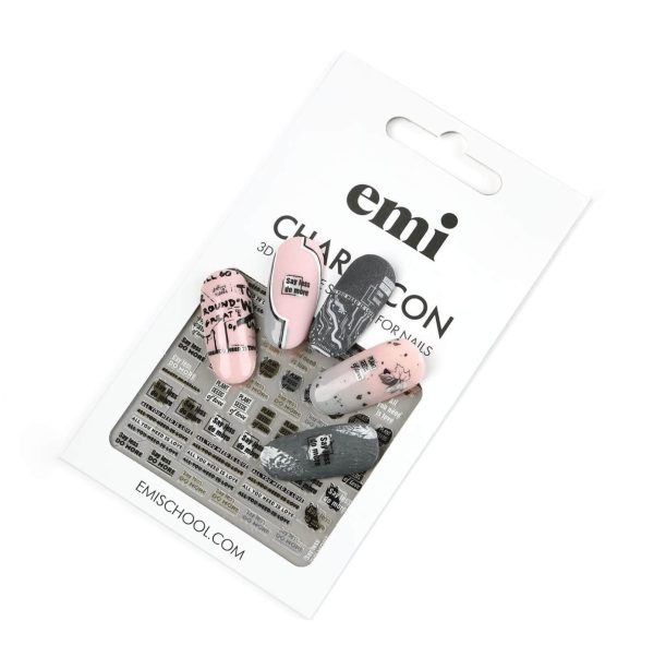 E.Mi Charmicon 3D Silicone Stickers #240 Beauty in details