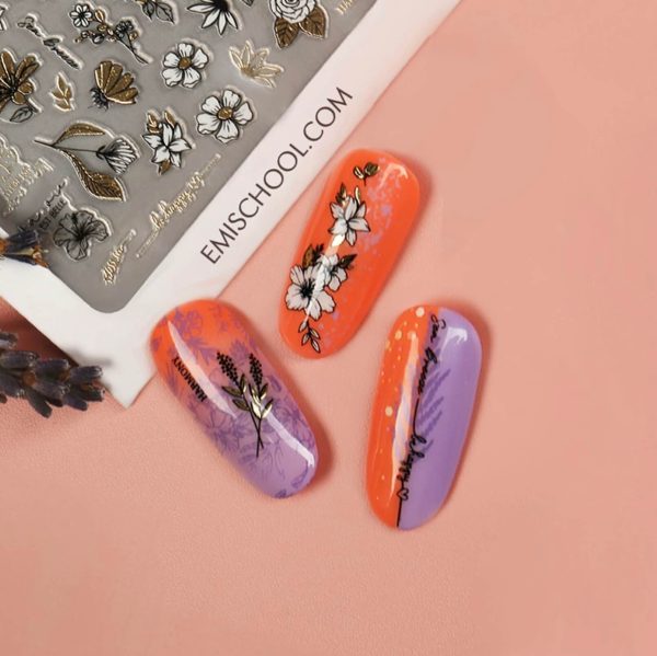 E.Mi Charmicon 3D Silicone Stickers #246 Blooming harmony