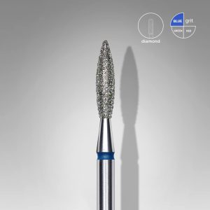 Staleks Ekspert dijamantni nastavak za nokte Flame Blue 23/10 mm