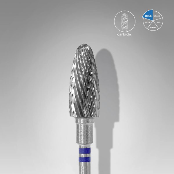 Staleks karbidni nastavak za nokte Corn Blue 6/14 mm (za ljevake)