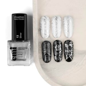 EMi Nail Polish for Stamping Silver #12