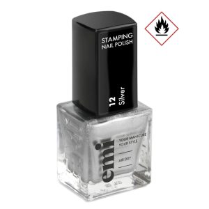 EMi Nail Polish for Stamping Silver #12