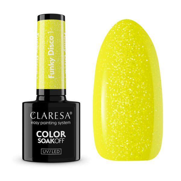 Claresa gel polish Funky Disco 1