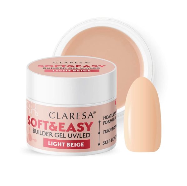 Claresa builder gel Soft & Easy Light Beige