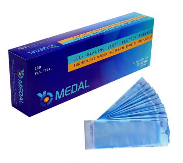 Vrečice za sterilizaciju 90x230 mm (200 kom)