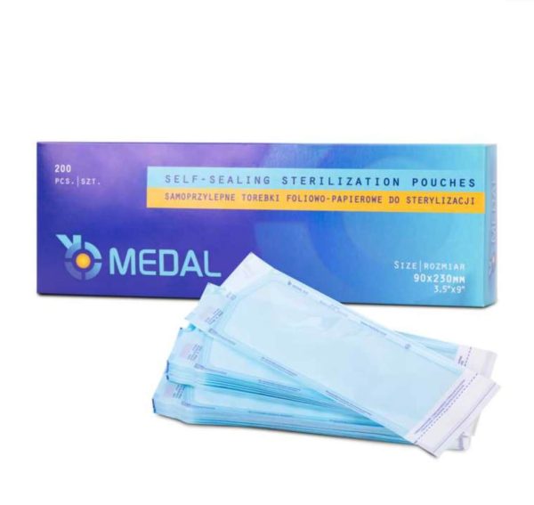 Vrečice za sterilizaciju 90x230 mm (200 kom)
