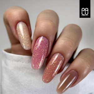 PALU Pro Light builder gels Glowy Beige, Fizzy Cover, Shiny Rouge, Milky Brown